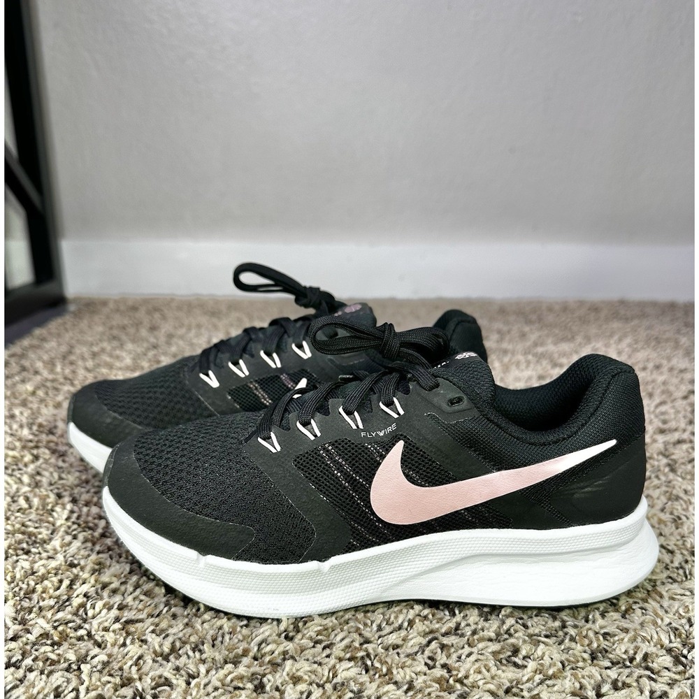 Nike Run Swift 3 Flywire Women's Size 5.5 Black Pink Running Shoes DR2698-006